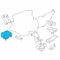 OEM 2006 Pontiac Solstice Front Mount Diagram - 21999166