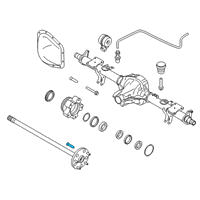 OEM 2019 Ford Transit-350 HD Axle Shaft Wheel Stud Diagram - JK4Z-1107-A