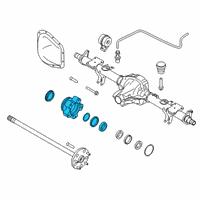 OEM 2017 Ford Transit-250 Rear Hub & Bearing Assembly Diagram - CK4Z-1109-D