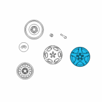 OEM 2002 Infiniti I35 Aluminum Wheel Diagram - 40300-5Y827