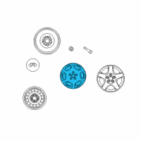 OEM 2001 Infiniti I30 Aluminum Wheel Diagram - 40300-3Y428