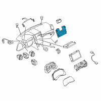 OEM 2012 Infiniti EX35 Switch Assembly-ACCEL Pedal Diagram - 25391-1BU8A