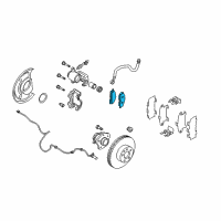 OEM 2008 Nissan Quest Pad Kit-Disc Br Diagram - D4060-8H385