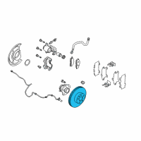 OEM 2016 Infiniti QX70 Rotor-Disc Brake, Rear Diagram - 43206-CK000