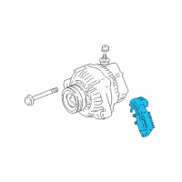 OEM 1996 Lexus LX450 Regulator Assembly, Gene Diagram - 27700-75020