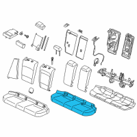 OEM 2014 BMW X1 Seat Upholstery Diagram - 52-20-2-992-068