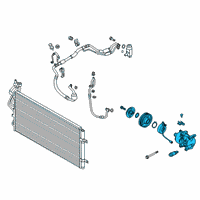 OEM 2019 Hyundai Kona Compressor Assembly Diagram - 97701-J9000