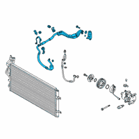 OEM 2020 Hyundai Kona Tube Assembly-Suction & Liquid Diagram - 97775-J9060