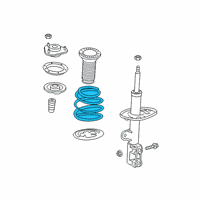 OEM Toyota RAV4 Prime Coil Spring Diagram - 48131-42B70