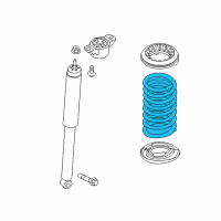 OEM Ford Focus Coil Spring Diagram - CV6Z-5560-N