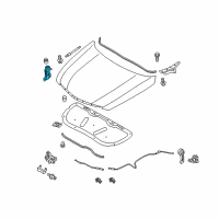 OEM Hyundai Switch Assembly-Hood Diagram - 93880-3S000