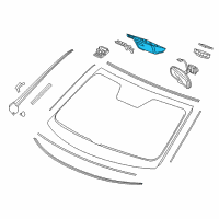 OEM 2016 Honda Pilot Cover Assy. Diagram - 76415-TG7-A21