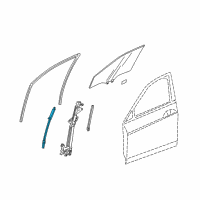 OEM 2013 Acura ZDX Sash, Right Front Dr Front Lower Diagram - 72230-SZN-A01