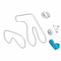 OEM 2010 Infiniti M45 TENSIONER Assembly Auto Diagram - 11955-AR01A