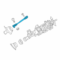 OEM 2013 Nissan Altima Joint-Steering Lower Diagram - 48080-JA02C