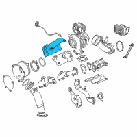 OEM 2021 Chevrolet Silverado 2500 HD Heat Shield Diagram - 12680343