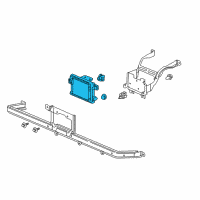 OEM Honda Radar Sub Assy Diagram - 36802-T0A-A02