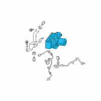 OEM Honda Modulator Assembly, Abs Diagram - 57110-TK6-305