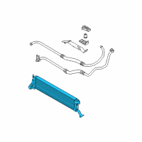OEM 2004 BMW X5 Engine Oil Cooler Diagram - 17-21-7-543-348