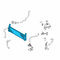 OEM 2015 Lexus GS450h Radiator Assembly Diagram - G9010-30041