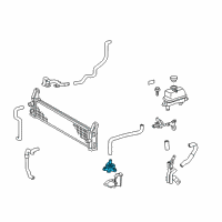 OEM Lexus GS450h Pump Assy, Water W/Motor Diagram - G9040-33020