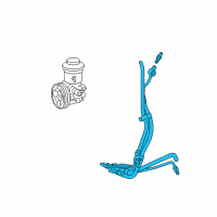 OEM 2010 Toyota 4Runner Hose & Tube Assembly Diagram - 44410-60790