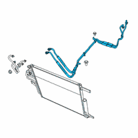 OEM 2021 Ram 1500 TRANSLINE-Oil Cooler Pressure And Ret Diagram - 68268594AG