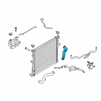 OEM 2020 Ford Explorer Upper Hose Diagram - L1MZ-8260-A