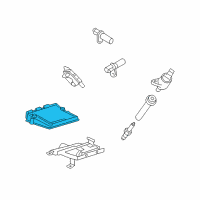 OEM Mercury PCM Diagram - 6G1Z-12A650-MCRM