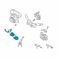 OEM 2021 Kia Forte Lock Key & Cylinder Set Diagram - 81905M7070