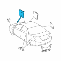 OEM 2014 Toyota Camry Control Module Diagram - 89990-06111