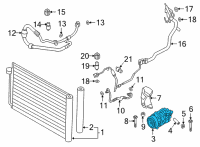 OEM 2020 BMW X7 AIR CONDITIONING COMPRESSOR Diagram - 64-52-5-A11-2E1