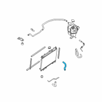 OEM 2008 Nissan Frontier Hose-Radiator, Upper Diagram - 21501-EA000