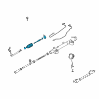 OEM 2013 Infiniti M37 Socket Kit - Tie Rod, Inner Diagram - D8521-1MD0A