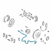 OEM 2010 Nissan Rogue Sensor Assembly Anti Ski, Rear Diagram - 47900-1DC1A