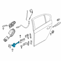 OEM 2013 BMW 528i Rear Door Brake Diagram - 51-22-7-182-019