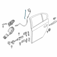 OEM 2015 BMW 550i Left Operating Rod Diagram - 51-22-7-175-717