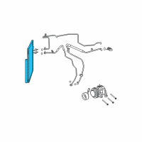 OEM Dodge Ram 1500 Cooler-CONDENSER And Trans Cooler Diagram - 55056824AB