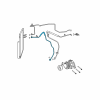 OEM Dodge Ram 2500 Line-A/C Discharge Diagram - 55056914AE