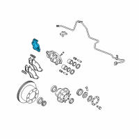 OEM 2006 Dodge Ram 3500 Adapter-Disc Brake CALIPER Diagram - 5093258AA