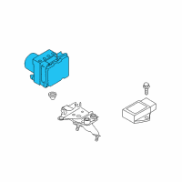 OEM 2014 Infiniti Q60 Actuator & Ecu Assy, Aniti-Skid Diagram - D7660-1A32A