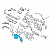 OEM BMW 230i Sound Insulating.Dash Panel Engine Room Ce. Diagram - 51-48-7-431-668