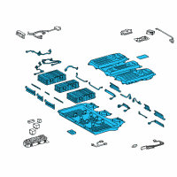 OEM 2013 Toyota Highlander Battery Assembly, Hv Sup Diagram - G9510-48060