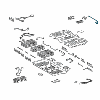 OEM Lexus RX400h Cable, Main Battery Diagram - G9242-48040