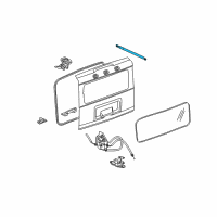 OEM 2006 Hummer H2 Support Cylinder Diagram - 25997482