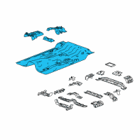 OEM Chevrolet Colorado Panel-Floor Diagram - 20760836