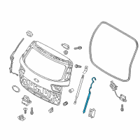 OEM Kia Sedona LIFTER Assembly-Tail Gate P Diagram - 81780A9100