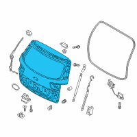 OEM Kia Panel Assembly-Tail Gate Diagram - 73700A9120
