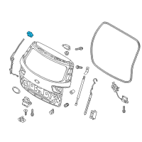 OEM Kia Sedona Switch Assembly-Power Tail Gate Diagram - 96740A9100DAA