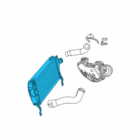 OEM 2008 Jeep Grand Cherokee Cooler-Charge Air Diagram - 55037908AA